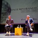 Imagen de archivo Samuel Ramos y Horacio Umpierrez en la presentación del F Contemporáneo 2025