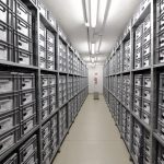 El almacén-depósito del museo en el que se custodian los materiales extraídos en las campañas arqueológicas