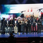 Foto de familia de los premiados en la pasada edición de 2025