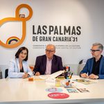 La firma del manifiesto por la Capitalidad Cultural se firmó en las oficinas de la candidatura en Casas Consistoriales. Yolanda Melián.